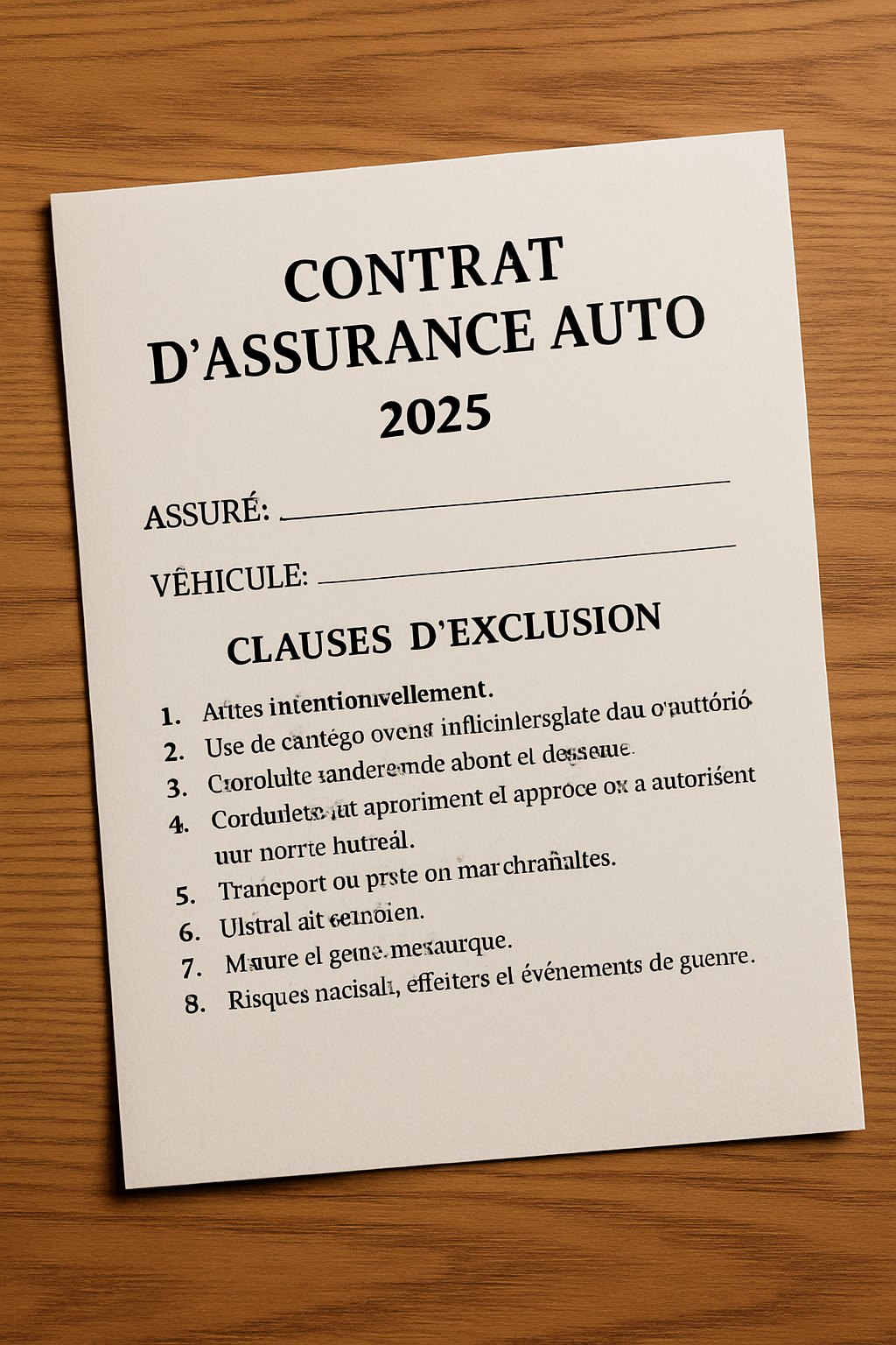 découvrez comment l'assurance auto invisible peut vous coûter cher à cause des exclusions souvent ignorées. informez-vous sur les pièges à éviter pour protéger votre véhicule et votre portefeuille.